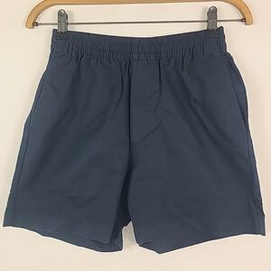 NWT Uniqlo Women's Linen Blend Easy Shorts 5" Size XS Navy Blue